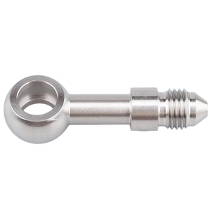 Services d'usinage CNC de précision, <span class=keywords><strong>banjo</strong></span> long en acier inoxydable sur mesure avec double extrémité 3AN - Product Image 6
