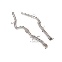 Tuyaux d'échappement haute performance pour Volkswagen Touareg 3.6L VR6 2007-2017, en acier inoxydable, pour améliorer la puissance