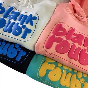 Unisex Heavy GSM Anti-Wrinkle 500gsm Front Logo <b>Hoodies</b> Sweatshirt <b>Oversized</b> for Cotton French Terry Fleece Streetwear - Product Image 6