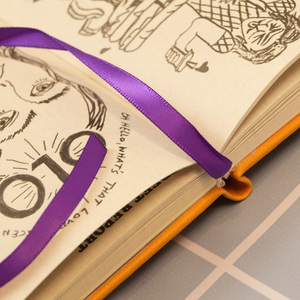 Vente directe usine Nouveau design Agenda A4/A5/A6 Couverture rigide en cuir PU avec dorure, reliure cousue, style livre de bandes dessinées, couleurs violet/autres, impression - Product Image 6