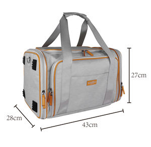 Transportín Portátil para Mascotas de 10 kg, Poliéster Sólido con Cierre de Cremallera, Ahorra Esfuerzo y se Puede Fijar al Equipaje, para Perros y Gatos Pequeños - Product Image 6