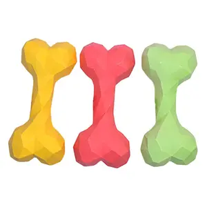 Yeni <span class=keywords><strong>Trendy</strong></span> Pet TPR geometrik prizmatik katı kemik oyuncaklar diş çıkarma Bite dayanıklı eğitim interaktif köpek oyuncaklar - Product Image 1