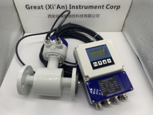 <span class=keywords><strong>IP68</strong></span> Fern anzeige GEF-1000R Fern elektro magnetischer Durchfluss messer 4-20mA und Impuls ausgang 0,5%/0,2% Genauigkeit - Product Image 2