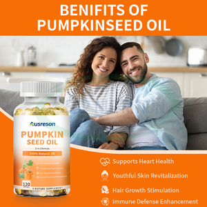 แคปซูลน้ำมันเมล็ดฟักทอง OEM แบบซอฟเจล อาหารเสริมเพื่อความงาม บำรุงเส้นผมและเสริมภูมิคุ้มกัน แคปซูลน้ำมันเมล็ดฟักทองแบบซอฟเจล - Product Image 2