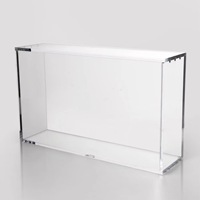 Boîte de présentation magnétique personnalisée pour booster PTCG avec protection UV, boîte de rangement en acrylique ETB avec couvercle coulissant