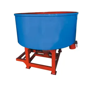 High efficiency small soil powder mortar cement mixer machine electric/diesel JW350 JW 500 JW750 JW1000 concrete pan mixer