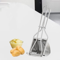 RONG DE Nieuwe Huishoudelijke Roestvrijstalen Aardappel- en Groentepuree-maalmachines, Heavy Duty Multifunctionele Handmatige Fruitpers