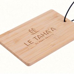 Etiqueta de Equipaje de Bambú Personalizada para Viaje, Regalo Personalizado en Oferta - Product Image 5