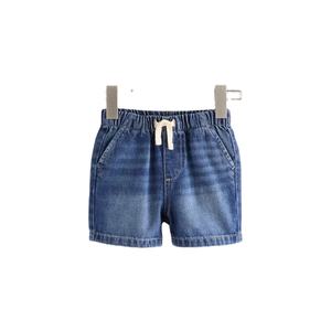 Short d'été confortable unisexe en denim pour bébé, taille haute avec fermeture à cordon de serrage, pantalon en denim pour garçon de 5 ans - Product Image 3