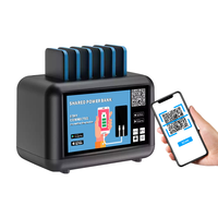 Estación de Carga para Celulares de 6 Puertos para Restaurantes, Kiosco de Compartición de Baterías Portátiles, Precio para Estación de Alquiler de Baterías Portátiles STW OEM de 60w