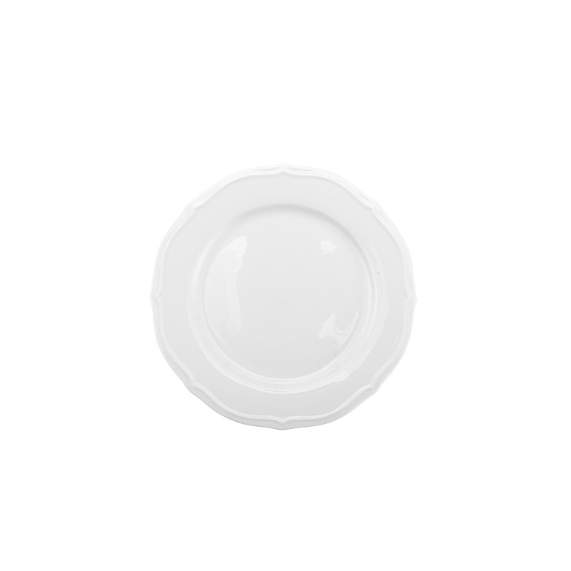 white 7.5 inches Flat Plate