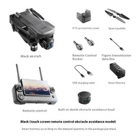 Dron P7 Max RC para Principiantes con Gimbal de Tres Ejes, Evitación de Obstáculos Láser Digital de 1 km, Pantalla Integrada y Control por Red