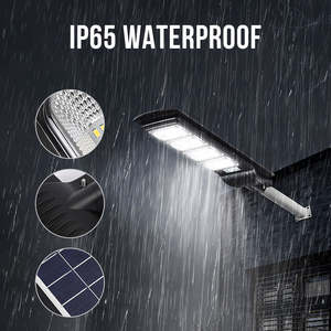 Lampe solaire tout-en-un pour extérieur, éclairage de rue, lampe ABS IP65, éclairage LED pour route et jardin, 50W-250W - Product Image 5