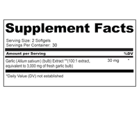 Capsules de Gélules Molles d'Ail Sans Odeur, Extrait d'Ail Concentré 100:1 avec Huile d'Olive, Soutien Immunitaire, Antioxydant, Gélule Molle OEM