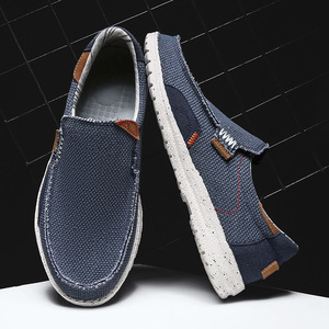 2027 NUOVE Sneakers Casual da <span class=keywords><strong>Uomo</strong></span> KJ, <span class=keywords><strong>Scarpe</strong></span> Comode in Tela EVA Stile Loafer - Product Image 4
