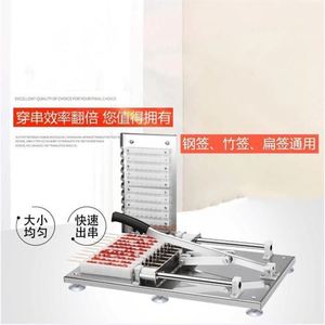 Máquina Semiautomática de Acero Inoxidable para Hacer Brochetas de Carne - Uso Doméstico y Comercial, Nuevo Motor - Product Image 3