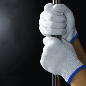 Para el Sudeste Asiático, más barato, <span class=keywords><strong>500g</strong></span> por docena, guante de trabajo de algodón tejido blanco Natural, guantes de seguridad para la construcción, guante de algodón - Product Image 1