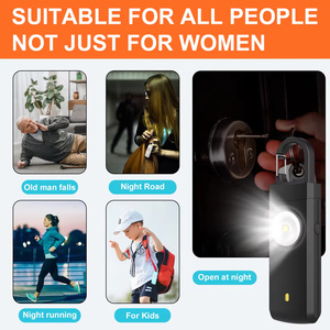 Nueva Alarma Personal Recargable Portátil <span class=keywords><strong>2026</strong></span> con Linterna, Sirena de Defensa Personal de 130dB, Alarma de Seguridad Personal para Mujeres - Product Image 5