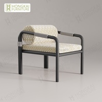 Ensemble de salle à manger en aluminium au design moderne et spécial pour jardin, patio, villa et usage scolaire - Chaises et tables de salle à manger d'extérieur