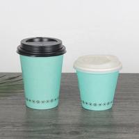 Gobelets en papier à paroi simple, écologiques et jetables, de qualité alimentaire, pour les cafés et les salons de thé