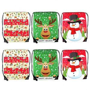 High Quality 420D Polyester <b>Drawstring</b> <b>Backpack</b> Christmas <b>Drawstring</b> <b>Backpack</b> Kids Waterproof <b>Drawstring</b> Light <b>Backpack</b> - Product Image 1