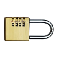 30mm 40mm 4 chiffres combinaison laiton cadenas porte serrure extérieure
