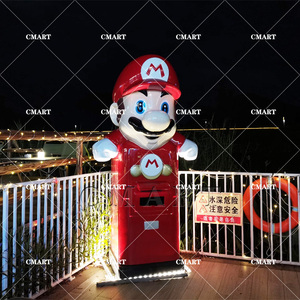 Figura de <span class=keywords><strong>Mario</strong></span> de Tamaño Real, Escultura Decorativa para el Hogar, Tema de Amor, Resina/Fibra de Vidrio, Personalizable, Pintada a Mano - Product Image 5