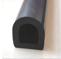 D-Shape Dock Anti-Collision Gunwale Caoutchouc Fender Guard D-Type Marine Ship EPDM Bumper Strong Shock Dining Home Office