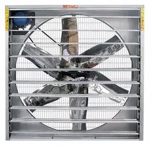 Ventilatore di scarico per ventilazione con motore industriale in acciaio inox per allevamento industriale di galline per uova a effetto serra