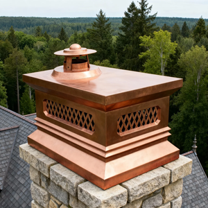 <span class=keywords><strong>Chimenea</strong></span> de Cobre Victoriana Hecha a Mano, Resistente a la Intemperie, para Techos de Villas - Product Image 5