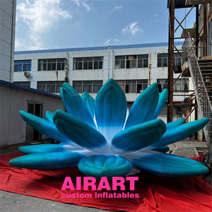 Decorazione <span class=keywords><strong>a</strong></span> Tema Outdoor: Fiori di Loto Gonfiabili Blu Modello di Fiore di Loto Gonfiabile Personalizzato per Esposizione - Product Image 6