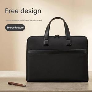 Maletín de Negocios Personalizable, Impermeable, de Tela Oxford de Poliéster, con Cierre de Cremallera, Portátil, para Documentos y Laptop - Product Image 1