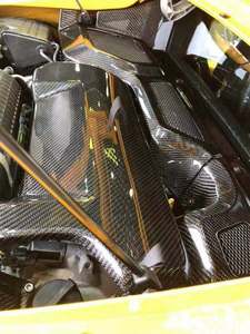 Capó del motor guardia grupo Panel de fibra de carbono para Lotus Spoiler trasero Exige S 2015 Olotdi - Product Image 3