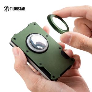 TILONSTAR TVC800 Multifunctional Ultra-Thin Metal Wallet With <b>Money</b> Clip RFID Blocking Credit Card Holder for AirTag Case - Product Image 5