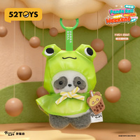 En stock 100% authentique 6 pièces/boîte Panda Roll Happy Weekend Series Blind Box Adorables peluches décoratives Porte-clés Breloques pour sacs Jouets
