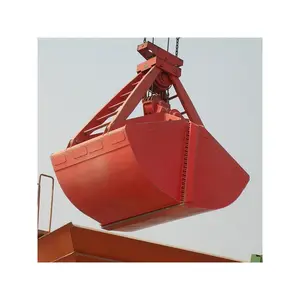 クレーンクラムシェルグラップルバルク貨物グラブバケット粉末材料リフターグラブ
