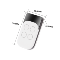 Émetteur de télécommande à code fixe basse fréquence YET2201LF 27 MHz-40 MHz pour porte de garage
