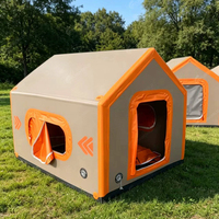 Tente gonflable de luxe haute pression en Drop Stitch, imperméable, pour camping et resort
