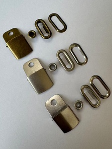 Boucle de réglage pour casquette de baseball avec logo personnalisé, fermoir <span class=keywords><strong>à</strong></span> clip, boucle coulissante, œillet, sans nickel, pour réparation de casquette - Product Image 1