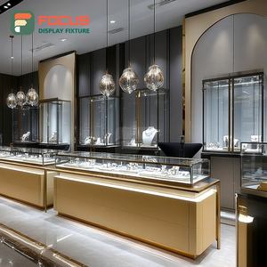 Sistema de Exhibición de Joyería para Tiendas Minoristas Modernas, Mostrador de Exhibición para Tiendas de Marca con Superficie Pulida - Product Image 4