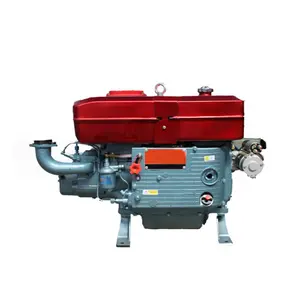 ZS1115 Tractor Motor 20HP Cilindro Único Refrigerado a Água Motor Diesel mini Preço