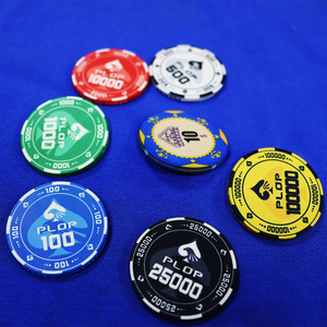Set di Fiches da Poker Personalizzate ChenSheng Luxury <span class=keywords><strong>Aria</strong></span> Casino, 43mm, in Ceramica, 500 Pezzi, Materiale Plastico, Durevoli ed Ecologiche - Product Image 2