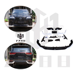 Para <span class=keywords><strong>Lexus</strong></span> LX600 <span class=keywords><strong>2022</strong></span>-2025 F Sport Bumper Lip LX600 Kit de carrocería accesorios de coche alerón de parachoques delantero y trasero - Product Image 1