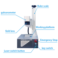Machine de gravure laser 3D interne sur cristal, portable de bureau, gravure de précision en verre et acrylique, cube fermé