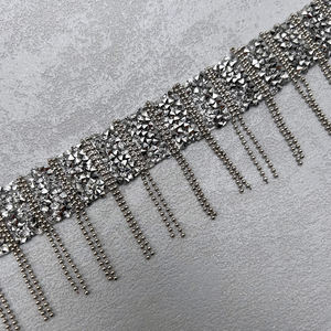 5cm elegante oro bordado Romy encaje diseños ecológicos a granel ropa manualidades decoración para prendas zapatos Floral - Product Image 6