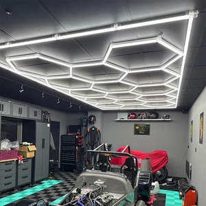 ไฟเพดานโชว์รูมไฟ LED หกเหลี่ยมรังผึ้งสำหรับล้างรถ - Product Image 4