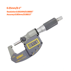Mikrometer Luar 0-25mm 25-50mm 50-75mm 75-100mm 100-125mm Bahan Logam Perak Rentang Pengukuran IP65 mikrometer <span class=keywords><strong>digital</strong></span> - Product Image 2
