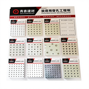 上海工程穿孔石膏复合吸音板酒店会议室吊顶隔断隔音 - Product Image 2