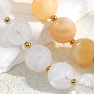 Colliers fantaisie en résine acrylique Dreamshow pour femmes, sans ternissement, collier <span class=keywords><strong>statement</strong></span> - Product Image 6