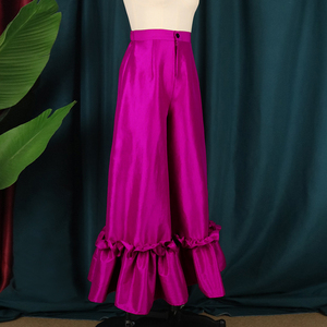 Pantaloni a Zampa d'Elefante, Gamba Larga, Eleganti da Ufficio, Boutique, Taglie Plus per Donne - Product Image 5